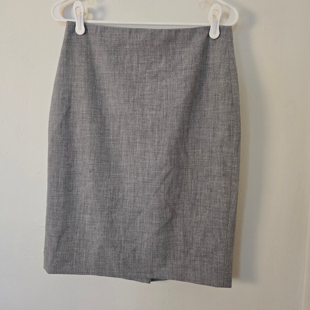 Banana Republic Skirt Gray Pencil Womens 4